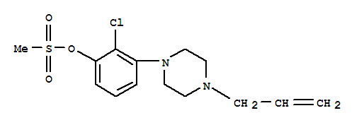 3-(4-Allylpiperazin-1-yl)-2-chlorophenyl methanesulfonate Structure,871355-78-1Structure