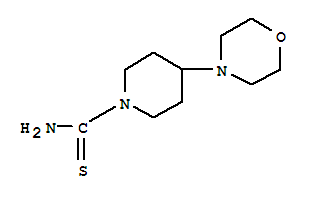 1-Piperidinecarbothioamide, 4-(4-morpholinyl)- Structure,871828-66-9Structure