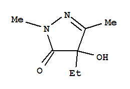 3H-pyrazol-3-one,4-ethyl-2,4-dihydro-4-hydroxy-2,5-dimethyl- Structure,872826-30-7Structure