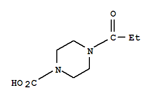 1-Piperazinecarboxylic acid,4-propionyl-(5ci) Structure,872829-46-4Structure