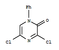 3,5-Dichloro-1-phenylpyrazin-2(1h)-one Structure,87486-37-1Structure