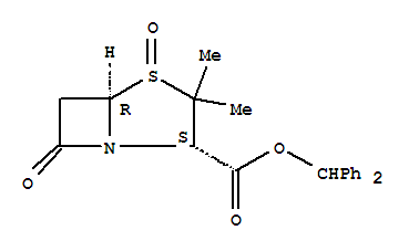 Benzhydryl 6,6-dihydropenicillic acid 1-oxide[tazobactam intermediate] Structure,87579-78-0Structure