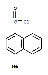 4-Methyl-1-naphthalenecarbonyl chloride Structure,87700-67-2Structure