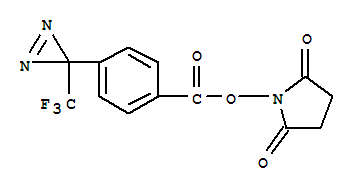 4-[3-(Trifluoromethyl)diazirin-3-yl]benzoic acid n-hydroxysuccinimide ester Structure,87736-89-8Structure