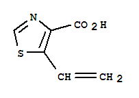 4-Thiazolecarboxylic acid, 5-ethenyl- Structure,87764-55-4Structure