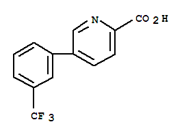 5-(3-(Trifluoromethyl)phenyl)picolinicacid Structure,87789-84-2Structure