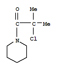 Piperidine, 1-(2-chloro-2-methyl-1-oxopropyl)-(9ci) Structure,87968-02-3Structure