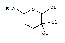 2H-pyran,2,3-dichloro-6-ethoxytetrahydro-3-methyl-(9ci) Structure,88083-40-3Structure