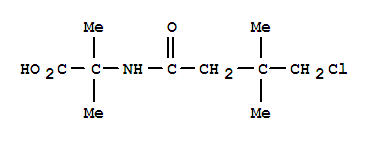 Alanine,n-(4-chloro-3,3-dimethyl-1-oxobutyl)-2-methyl- Structure,881019-99-4Structure