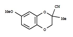 1,4-Benzodioxin-2-carbonitrile,2,3-dihydro-7-methoxy-2-methyl- Structure,881027-31-2Structure