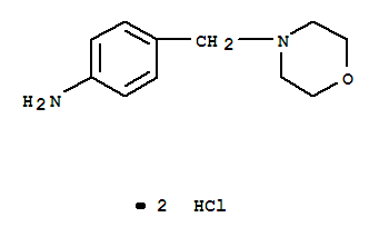 4-(4-Morpholinylmethyl)-benzenamine dihydrochloride Structure,882873-11-2Structure