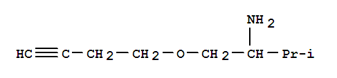 2-Butanamine,1-(3-butynyloxy)-3-methyl-(9ci) Structure,883516-15-2Structure