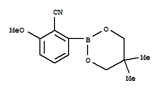 2-(5,5-Dimethyl-1,3,2-dioxaborinan-2-yl)-6-methoxybenzonitrile Structure,883899-02-3Structure