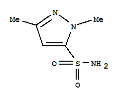 1H-pyrazole-5-sulfonamide,1,3-dimethyl-(9ci) Structure,88398-89-4Structure