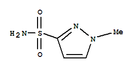 1H-pyrazole-3-sulfonamide,1-methyl-(9ci) Structure,88398-97-4Structure