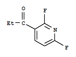 1-Propanone, 1-(2,6-difluoro-3-pyridinyl)- Structure,885132-93-4Structure