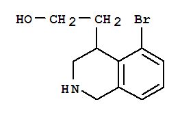 2-(5-Bromo-1,2,3,4-tetrahydroisoquinolin-4-yl)ethanol Structure,885268-57-5Structure