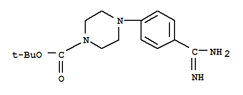 1-Boc-4-(4-carbamimidoyl-phenyl)-piperazine Structure,885270-17-7Structure