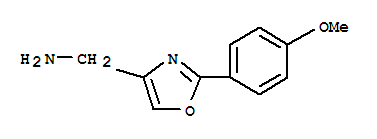 2-(4-Methoxyphenyl)-4-oxazolemethanamine Structure,885272-87-7Structure