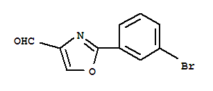 2-(3-Bromo-phenyl)-oxazole-4-carbaldehyde Structure,885273-03-0Structure