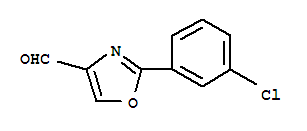 2-(3-Chloro-phenyl)-oxazole-4-carbaldehyde Structure,885273-15-4Structure