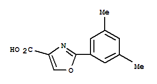 2-(3,5-Dimethyl-phenyl)-oxazole-4-carboxylic acid Structure,885273-74-5Structure