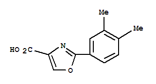 2-(3,4-Dimethyl-phenyl)-oxazole-4-carboxylic acid Structure,885273-82-5Structure