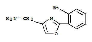 2-(2-Ethyl-phenyl)-oxazol-4-yl-methylamine Structure,885273-94-9Structure