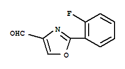 2-(2-Fluoro-phenyl)-oxazole-4-carbaldehyde Structure,885274-37-3Structure