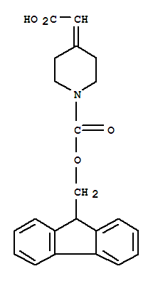 1-Fmoc-4-carboxymethylene-piperidine Structure,885274-82-8Structure