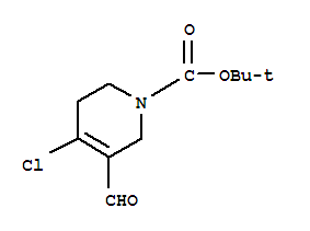 1-Boc-4-chloro-5-formyl-3,6-dihydro-2h-pyridine Structure,885275-20-7Structure