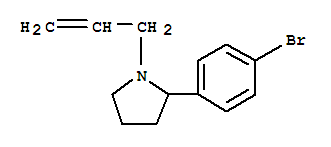 1-Allyl-2-(4-bromo-phenyl)-pyrrolidine Structure,885275-21-8Structure