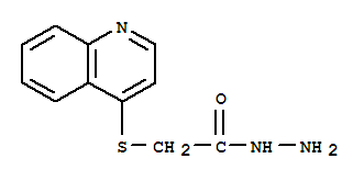 (Quinolin-4-ylsulfanyl)-acetic acid hydrazide Structure,885278-19-3Structure