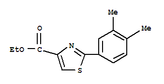 2-(3,4-Dimethyl-phenyl)-thiazole-4-carboxylic acid ethyl ester Structure,885279-24-3Structure