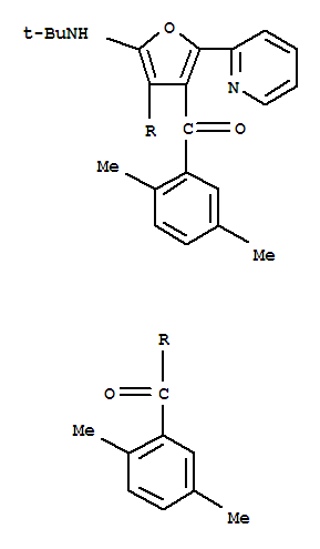 Methanone, [2-[(1,1-dimethylethyl)amino]-5-(2-pyridinyl)-3,4-furandiyl]bis[(2,5-dimethylphenyl)-(9ci) Structure,885357-82-4Structure