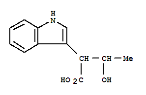 Indole-3-acetic acid,-alpha--(1-hydroxyethyl)-(7ci) Structure,88612-59-3Structure