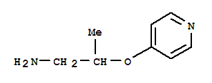 1-Propanamine, 2-(4-pyridinyloxy)- Structure,886763-56-0Structure