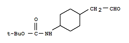 Carbamic acid, [4-(2-oxoethyl)cyclohexyl]-, 1,1-dimethylethyl ester Structure,886850-97-1Structure