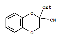 1,4-Benzodioxin-2-carbonitrile, 2-ethoxy-2,3-dihydro- Structure,887255-22-3Structure