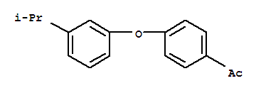 1-[4-(3-Isopropyl-phenoxy)-phenyl]-ethanone Structure,887574-90-5Structure