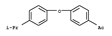 1-[4-(4-Isopropyl-phenoxy)-phenyl]-ethanone Structure,887574-95-0Structure