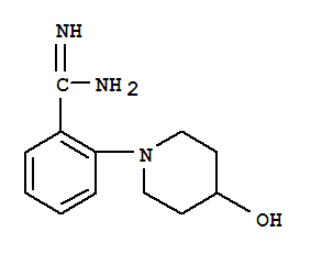 2-(4-Hydroxy-piperidin-1-yl)-benzamidine Structure,887577-43-7Structure