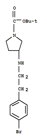 1-Boc-3-[2-(4-bromo-phenyl)-ethylamino]-pyrrolidine Structure,887578-47-4Structure