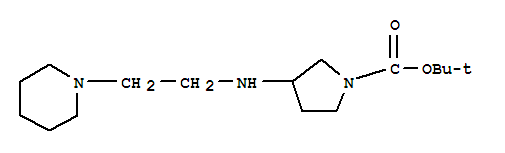 1-Boc-3-[(piperidin-1-ylethyl)-amino]-pyrrolidine Structure,887579-07-9Structure