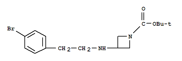 1-Boc-3-[2-(4-bromo-phenyl)-ethylamino]-azetidine Structure,887579-92-2Structure