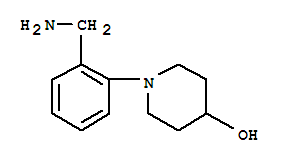 1-(2-Aminomethyl-phenyl)-piperidin-4-ol Structure,887580-19-0Structure