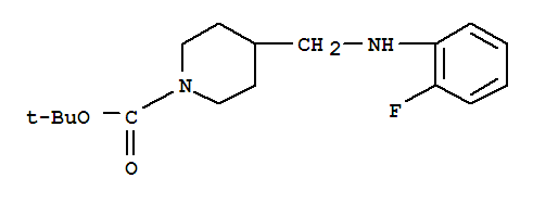 1-Boc-4-[(2-fluoro-phenylamino)-methyl]-piperidine Structure,887582-20-9Structure