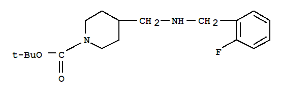 1-Boc-4-[(2-fluoro-benzylamino)-methyl]-piperidine Structure,887582-43-6Structure