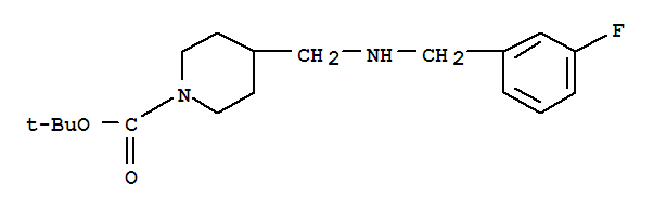 1-Boc-4-[(3-fluoro-benzylamino)-methyl]-piperidine Structure,887582-51-6Structure