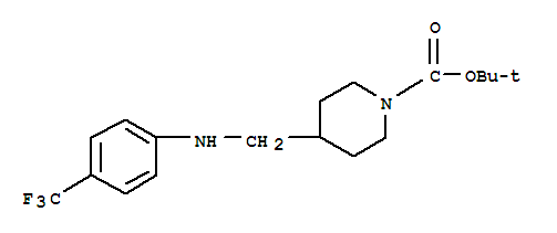 1-Boc-4-[(4-trifluoromethyl-phenylamino)-methyl]-piperidine Structure,887582-74-3Structure